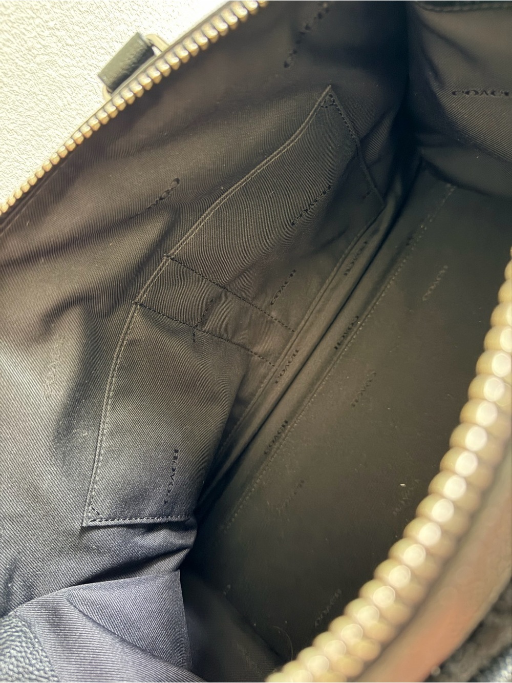 Coach Shearling Rhyder Satchel - Picture 8 of 8